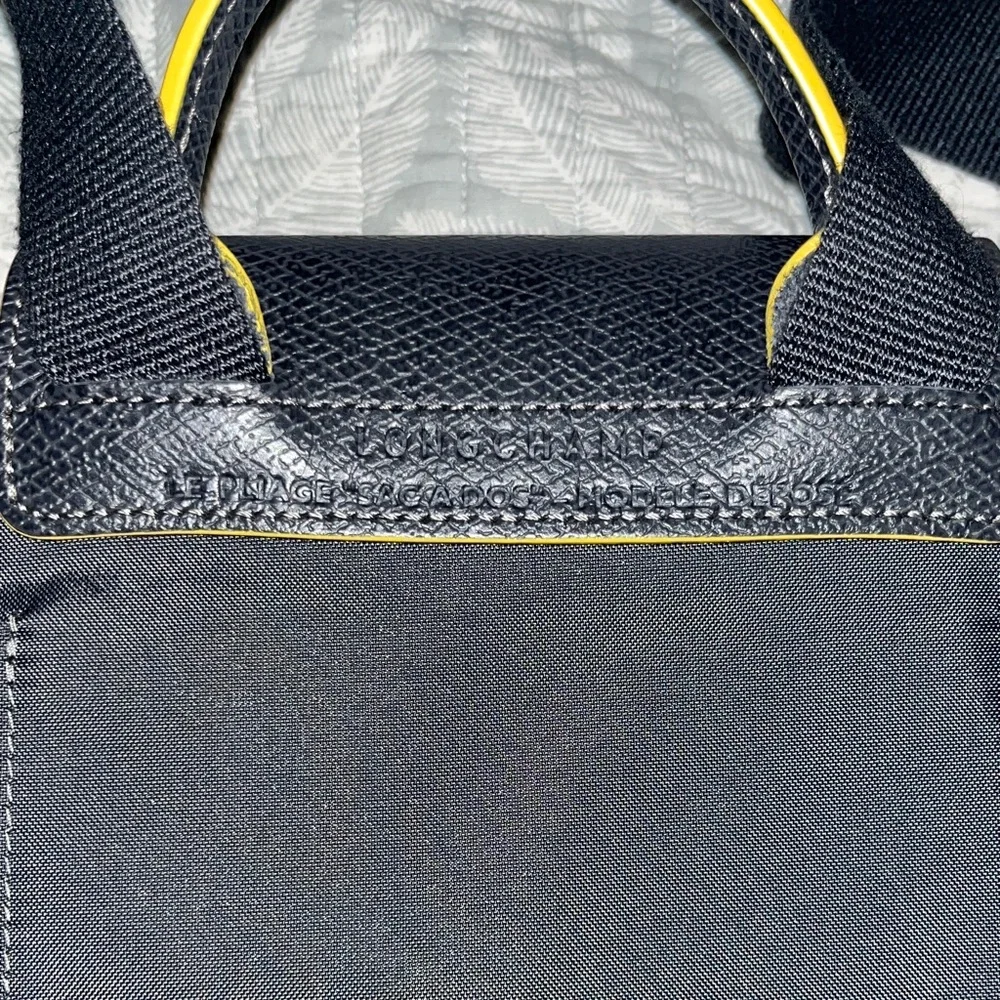 Longchamp large gunmetal Backpack - Picture 3 of 7
